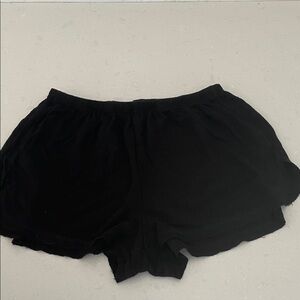 Brandy Melville Black Elastic Shorts